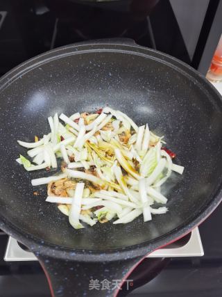 海米炒白菜的做法步骤：6