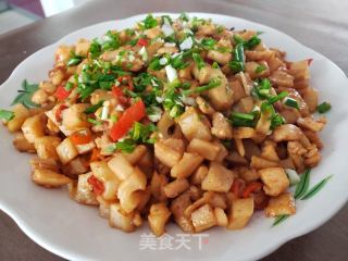 香藕鸡丁的做法步骤：8