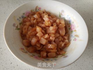 香藕鸡丁的做法步骤：2