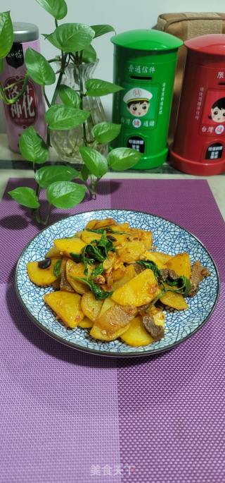 干锅土豆片的做法步骤：9
