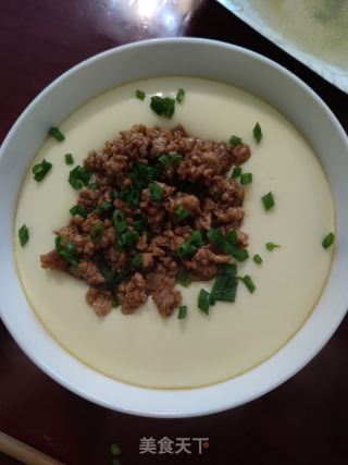牛奶肉末蒸蛋的做法步骤：10