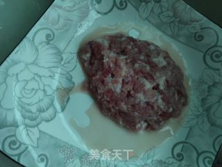 牛奶肉末蒸蛋的做法步骤：2