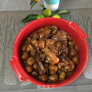 板栗菌菇烧鸡腿的做法步骤：10