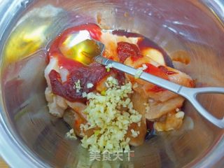 韩式辣酱鸡胸肉的做法步骤：9