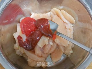 韩式辣酱鸡胸肉的做法步骤：4
