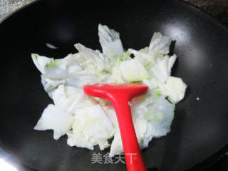 鸭肝炒大白菜的做法步骤：3