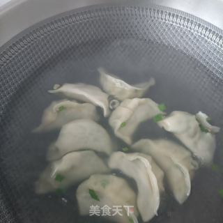 韭菜海肠水饺的做法步骤：19