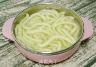 清火黄瓜面 (宝宝辅食）的做法步骤：12