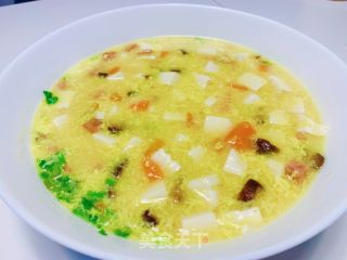 十分钟快手菜-营养补钙豆腐羹的做法步骤：9