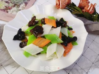 山药炒木耳的做法步骤：12