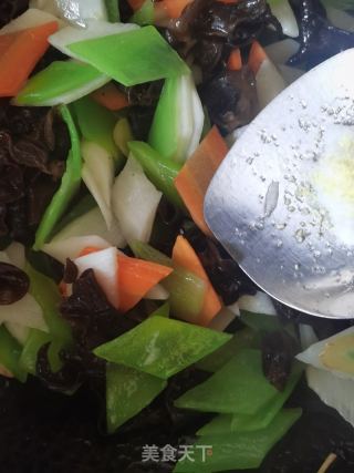 山药炒木耳的做法步骤：10