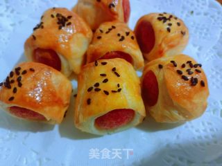 手抓饼香肠卷的做法步骤：6