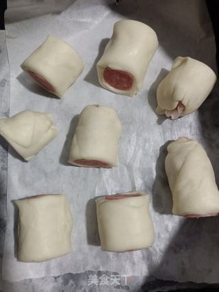 手抓饼香肠卷的做法步骤：3