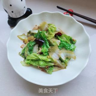 猪油炒白菜的做法步骤：14