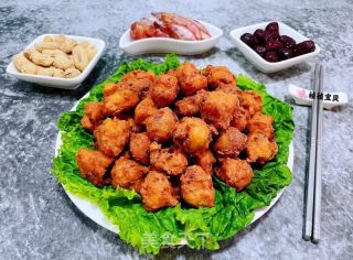 香酥豆腐猪肉丸的做法步骤：16