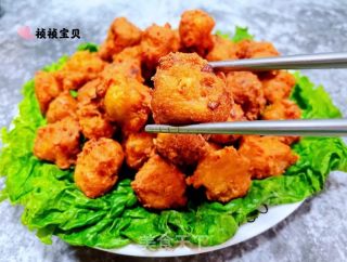 香酥豆腐猪肉丸的做法步骤：15