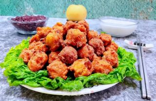 香酥豆腐猪肉丸的做法步骤：14