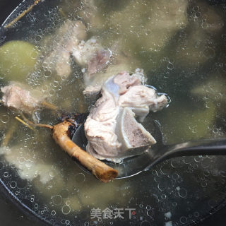 五指毛桃煲排骨的做法步骤：5
