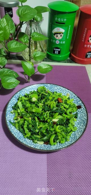 辣炒芥菜的做法步骤：8