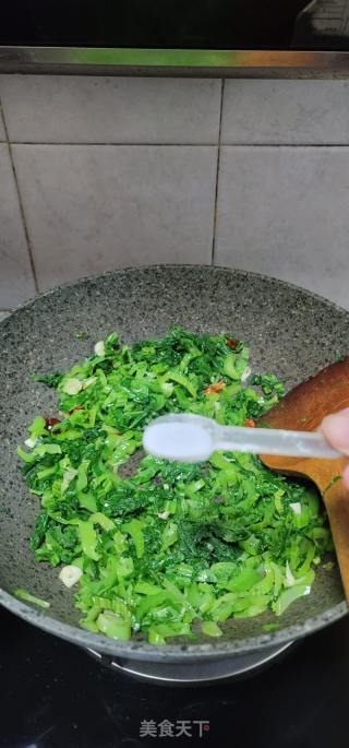 辣炒芥菜的做法步骤：6