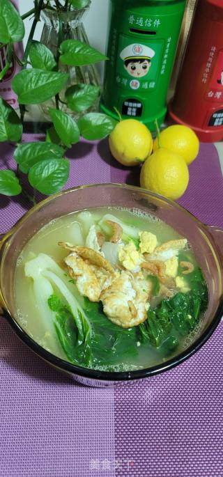 小白菜鸡蛋汤的做法步骤：9