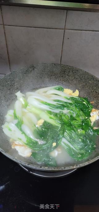 小白菜鸡蛋汤的做法步骤：8
