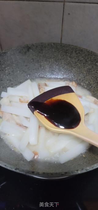 烧肉焖白萝卜的做法步骤：8