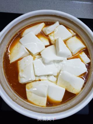 辣白菜豆腐煲的做法步骤：14