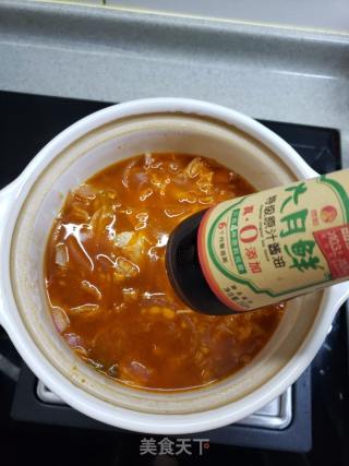 辣白菜豆腐煲的做法步骤：12