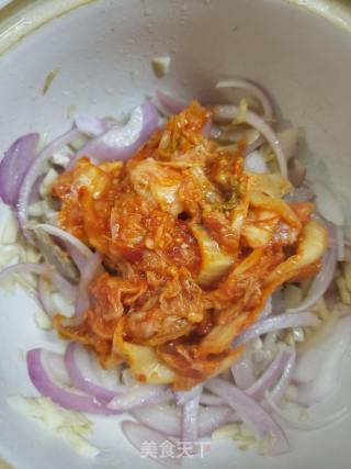 辣白菜豆腐煲的做法步骤：10