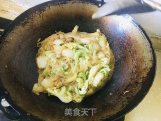 扇贝花肉白菜炖粉条的做法步骤：13