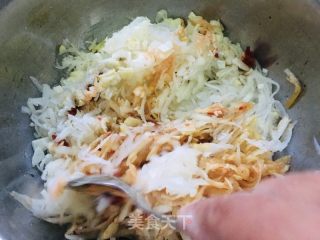 白萝卜包子的做法步骤：5