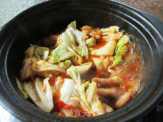 蛋饺大白菜鸡爪煲的做法步骤：13