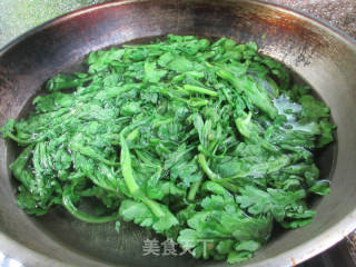 香干拌蒿菜的做法步骤：3
