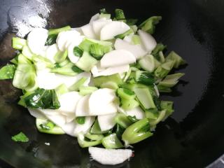 山药青菜炒黑木耳的做法步骤：5