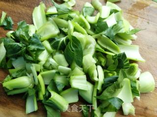 山药青菜炒黑木耳的做法步骤：1