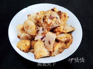 炒芋头的做法步骤：4