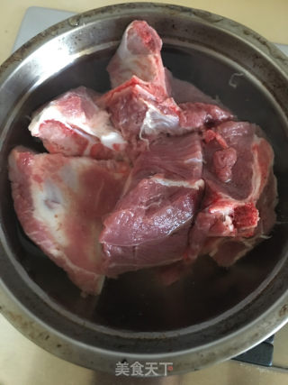 扇骨莲藕绿豆汤的做法步骤：1