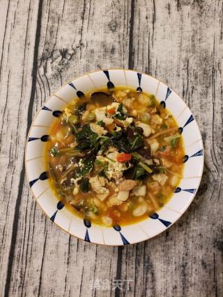 陕西家常美食～烩麻食的做法步骤：21