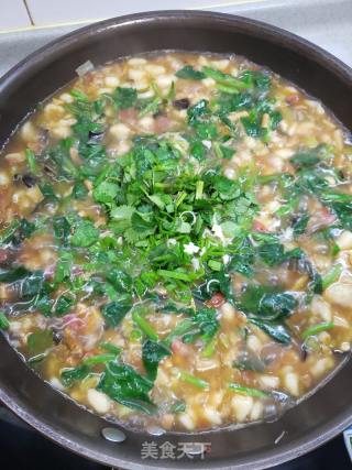 陕西家常美食～烩麻食的做法步骤：20