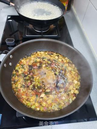 陕西家常美食～烩麻食的做法步骤：17