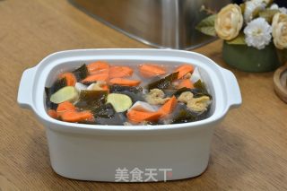 排骨芋头海带汤的做法步骤：4