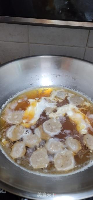 牛肉丸鸡蛋汤面的做法步骤：8