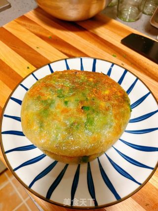韭菜鸡蛋馅饼（手抓饼版）的做法步骤：14
