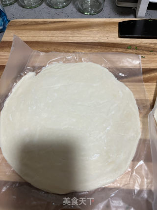 韭菜鸡蛋馅饼（手抓饼版）的做法步骤：10