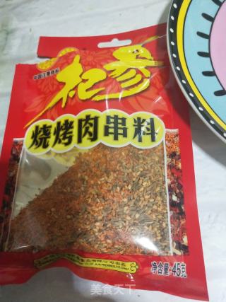烧烤料炒羊肉的做法步骤：3
