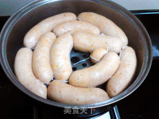 新奥尔良玉米鸡肉肠的做法步骤：14