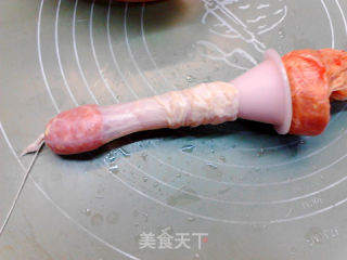 新奥尔良玉米鸡肉肠的做法步骤：9