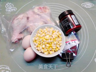 新奥尔良玉米鸡肉肠的做法步骤：1