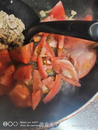 西红柿肉末汤的做法步骤：3